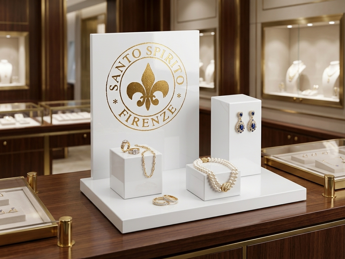 espositore banco gioielleria